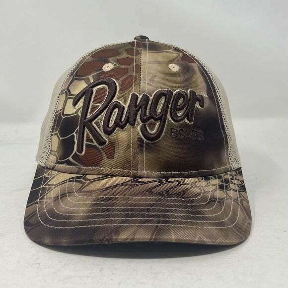 Ranger Boats Trucker Hat Strapback Adjustable Mesh Geometric Multicolor Mens - Picture 1 of 6